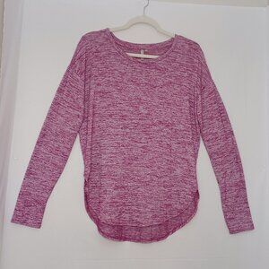 Women's Banana Republic Pinkish/Purple Color Long Sleeve Thin Stretchy Size Sm‎